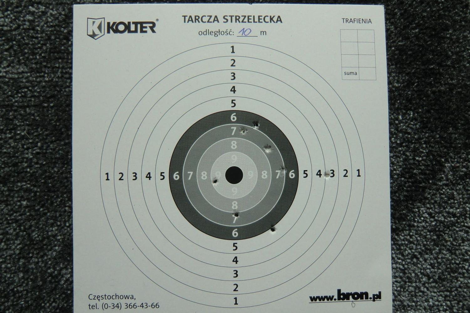 umarex xbg test wiatrówki