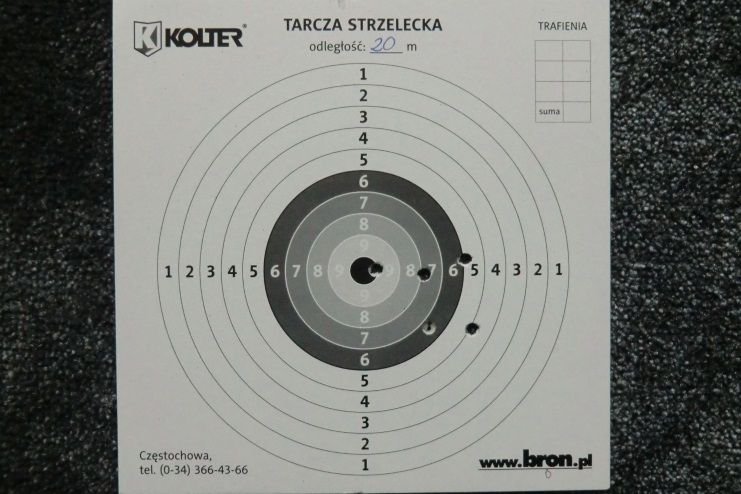 test karabinka Umarex Fusion