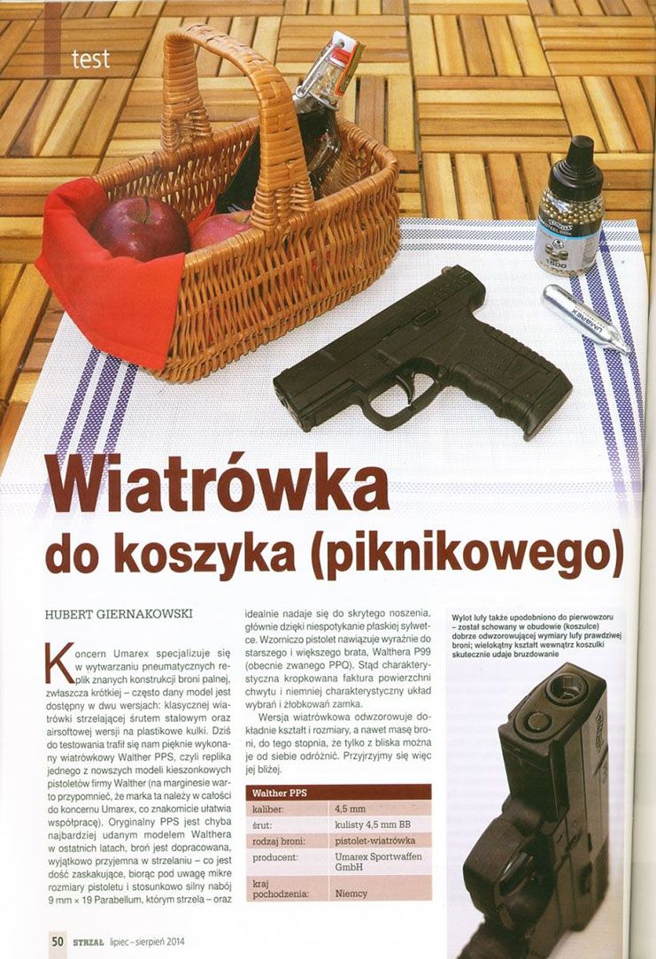 Walther PPS - Wiatrówka do koszyka (piknikowego) - strona 1