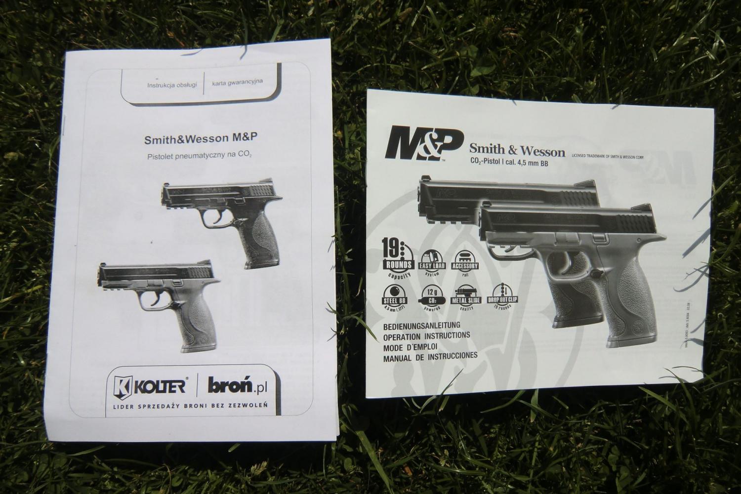 smith&wesson m&p test wiatrówki