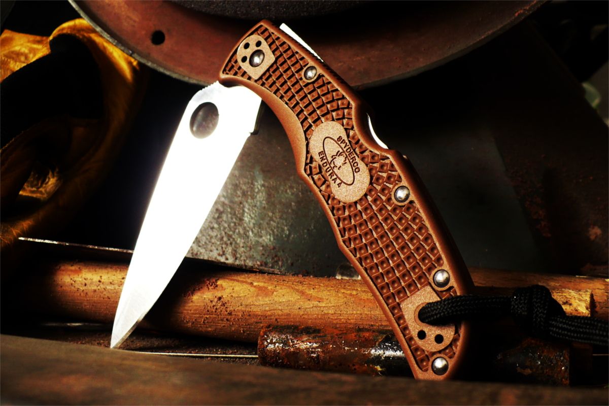 Nóż Spyderco Endura 4 Flat Ground FRN Brown_6