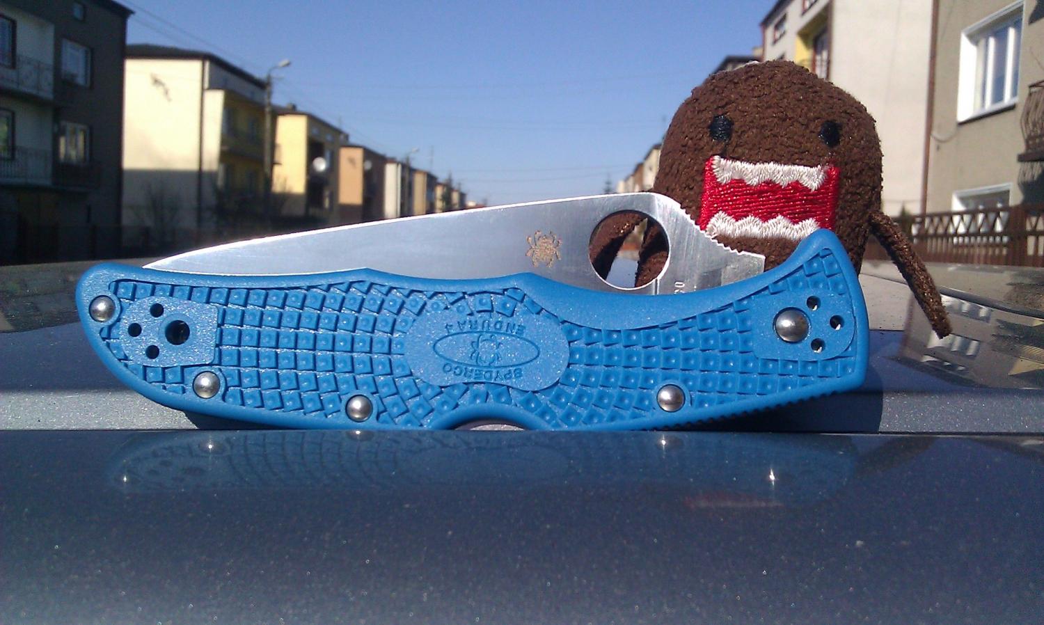 Nóż Spyderco Endura Blue_1