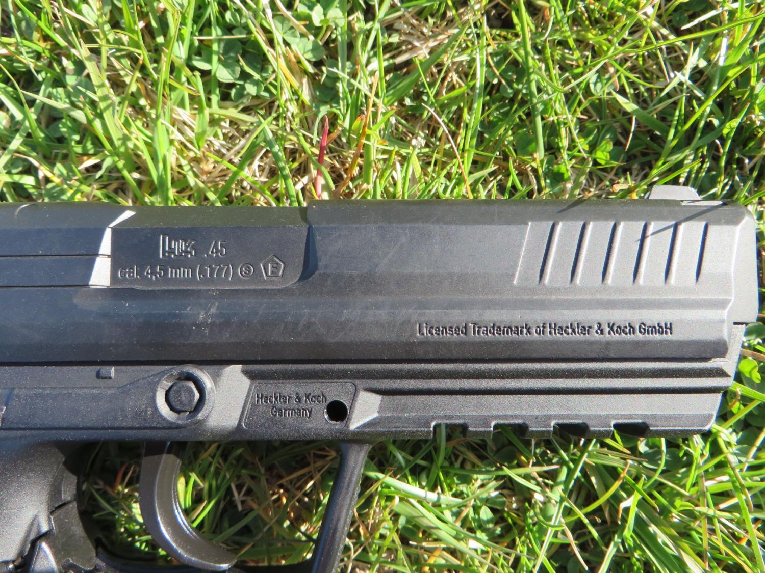 Wiatrówka - Pistolet Heckler & Koch HK45