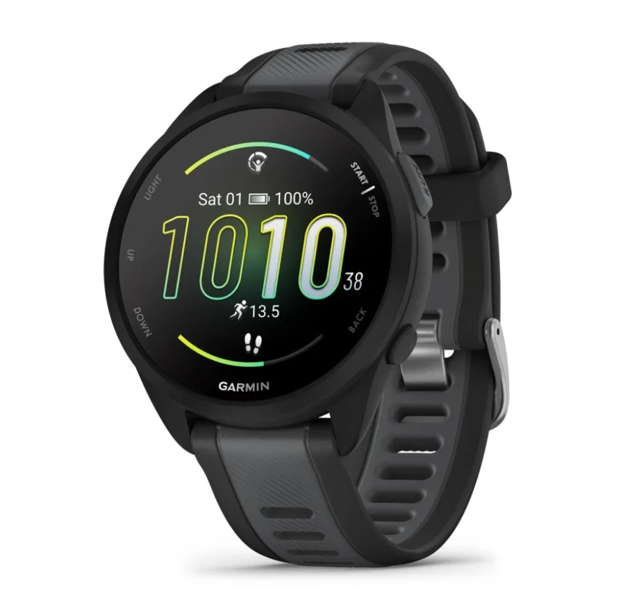 Smartwatch GARMIN Forerunner 165 Black / Slate Grey 43 mm