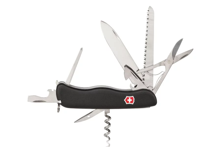 Zdjęcie produktu Scyzoryk Victorinox Outrider, 14 funkcji, dł.111mm, czarny (0.8513.3)