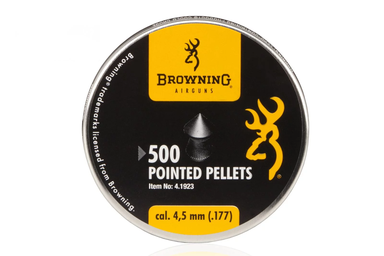 Zdjęcie produktu Śrut 4,5 mm Diabolo BROWNING szpic 500szt. (4.1923.1)