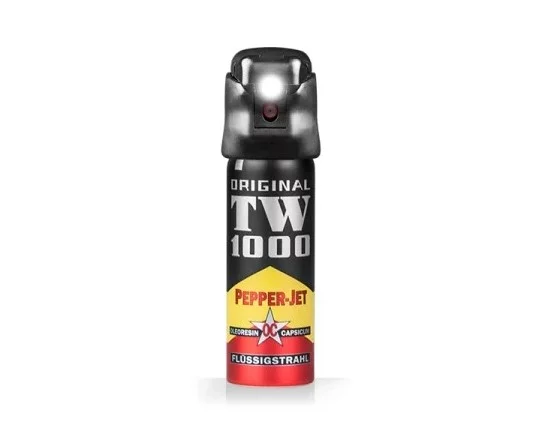Zdjęcie produktu Gaz pieprzowy TW 1000 PEPPER-JET strumień 63ml + LED (1410.1) L313