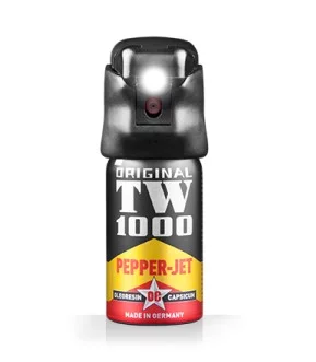 Zdjęcie produktu Gaz pieprzowy TW 1000 PEPPER-JET strumień 40ml + LED (1410) L213