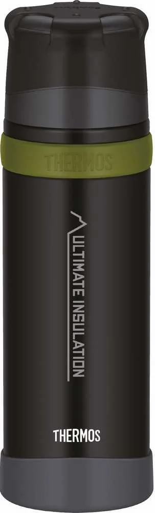 Termos z kubkiem - 750 ml - do warunków ekstremalnych THERMOS - czarny mat