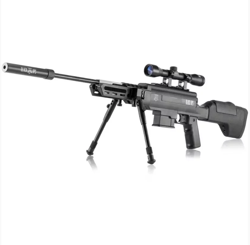 Zdjęcie produktu Karabinek wiatrówka Black Ops Sniper kal.5,5 mm GAS-RAM - zestaw, Ekp do 17J (B1092)