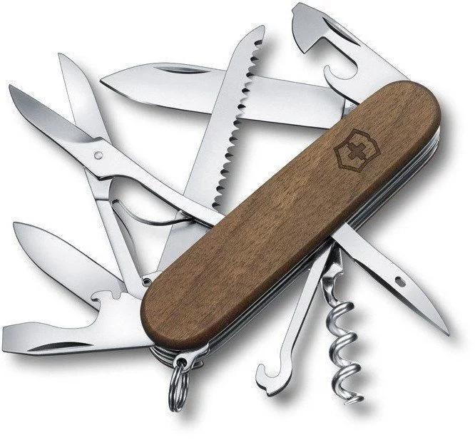 Zdjęcie produktu Scyzoryk Victorinox Huntsman, 15 funkcji, dł.91mm, drewno (1.3711.63)