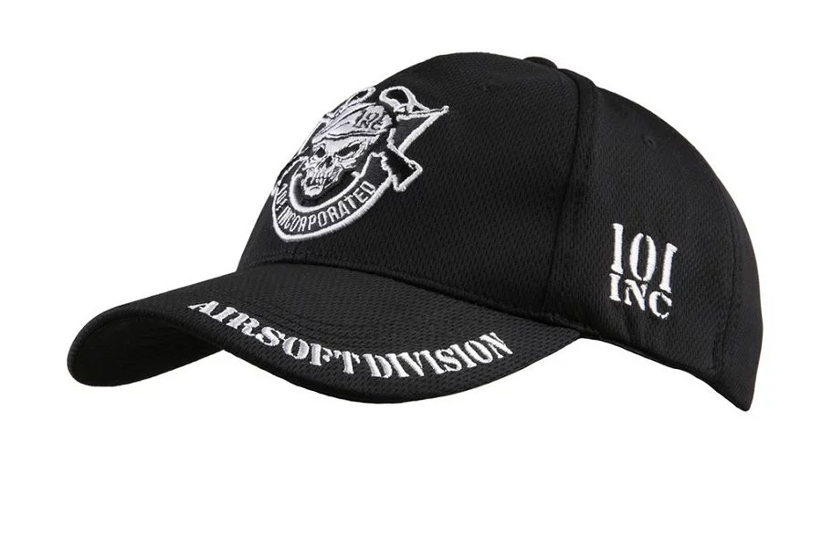 Czapka Baseball Cap 101INC Airsoft Division Fostex czarna