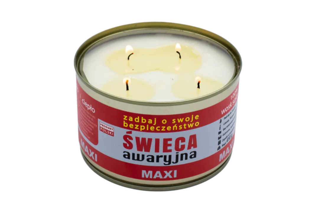 Zdjęcie produktu Świeca awaryjna przetrwania Eko HASKE Pro MAXI 410g, 72h świecenia + zapałki