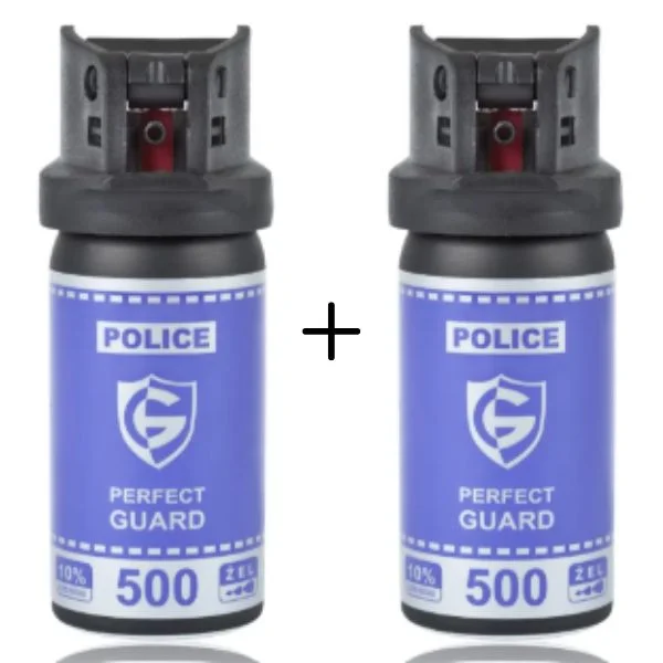 2x Gaz pieprzowy Police Perfect Guard 500 - 40 ml. żel (PG.500)