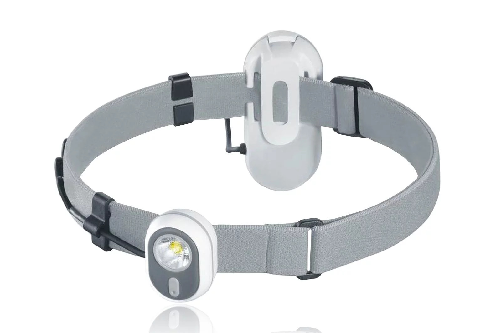 Zdjęcie produktu Latarka czołowa Alpina Sport AS01 Grey 7,5-75 lum. (3.7211)