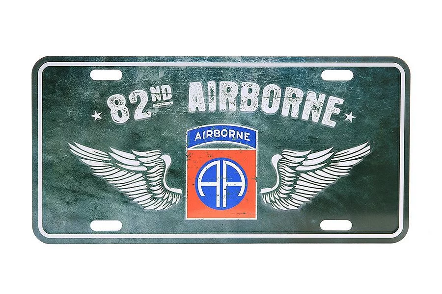 Zdjęcie produktu Tablica rejestracyjna 82nd Airborne