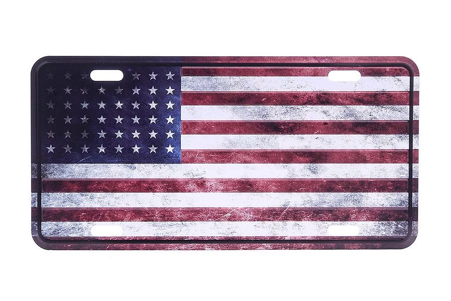 Zdjęcie produktu Tablica rejestracyjna Flaga USA WWII