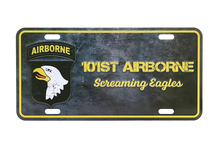 Zdjęcie produktu Tablica rejestracyjna 101st Airborne Screaming Eagles