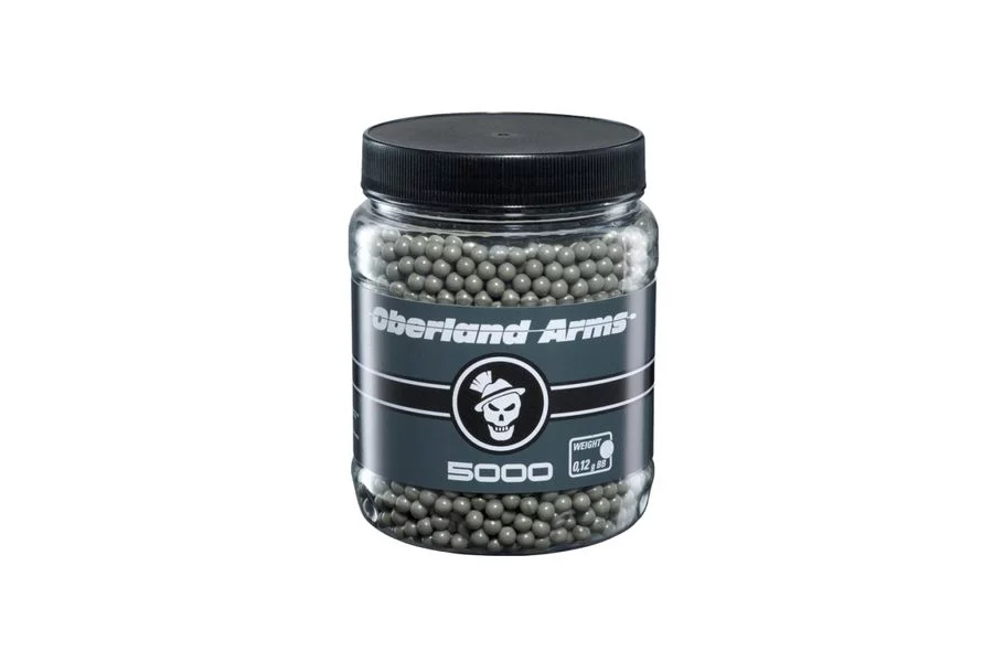 Zdjęcie produktu Kulki ASG Oberland Arms 0,12 g - 5000 szt. szare