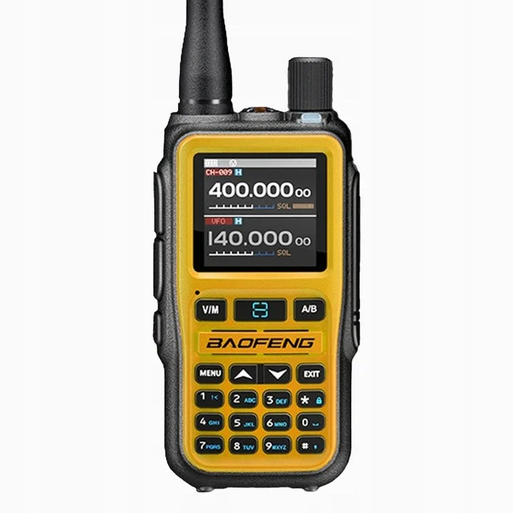 Zdjęcie produktu Radiotelefon krótkofalówka Baofeng UV-5R EU MINI USB-C VHF UHF Pomarańcz.