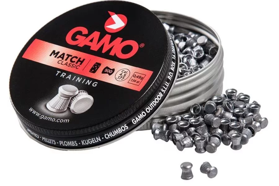 Zdjęcie produktu Śrut 4,5 mm Diabolo GAMO Match płaski 500 szt. (6320034)