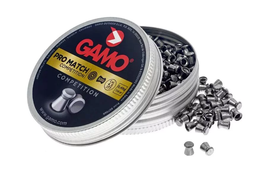 Zdjęcie produktu Śrut 4,5 mm Diabolo GAMO Pro Match płaski 500 szt. (6321834)