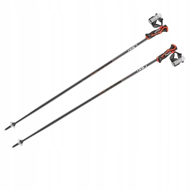 Kije trekkingowe LEKI 3D AIRFOIL black/red 120