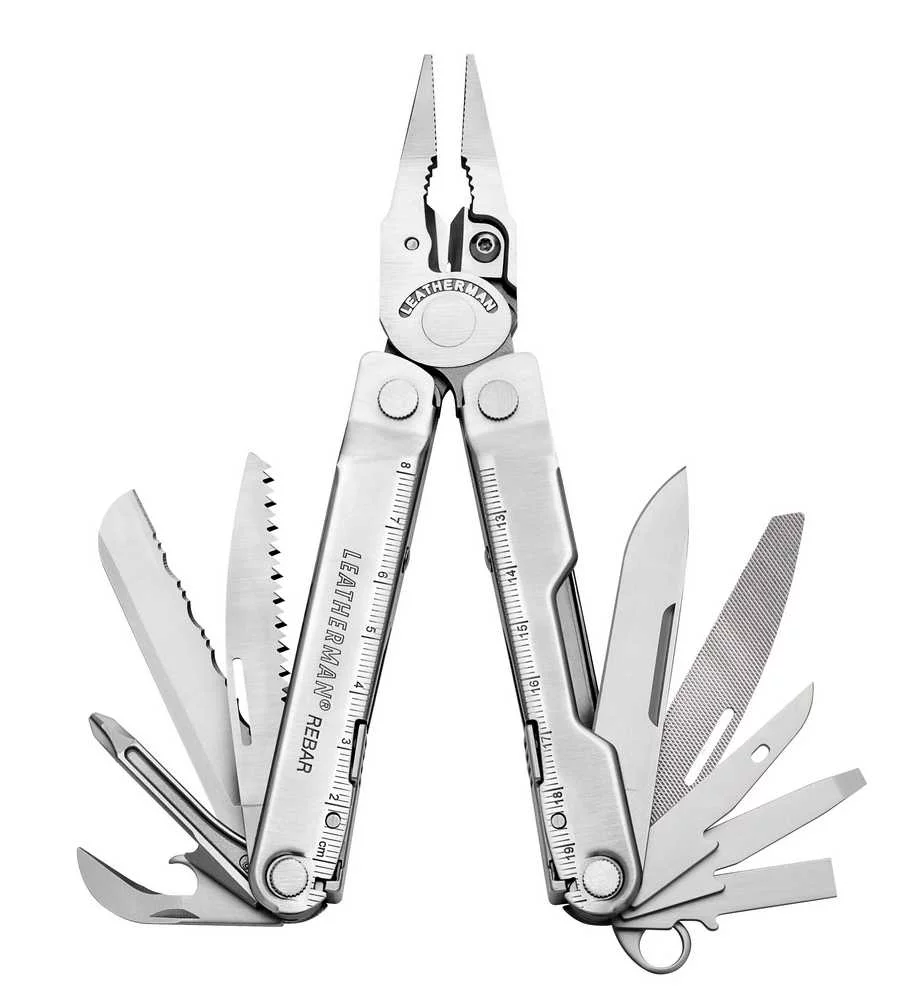 Multitool Leatherman Rebar Silver - 17 narzędzi  (831557)