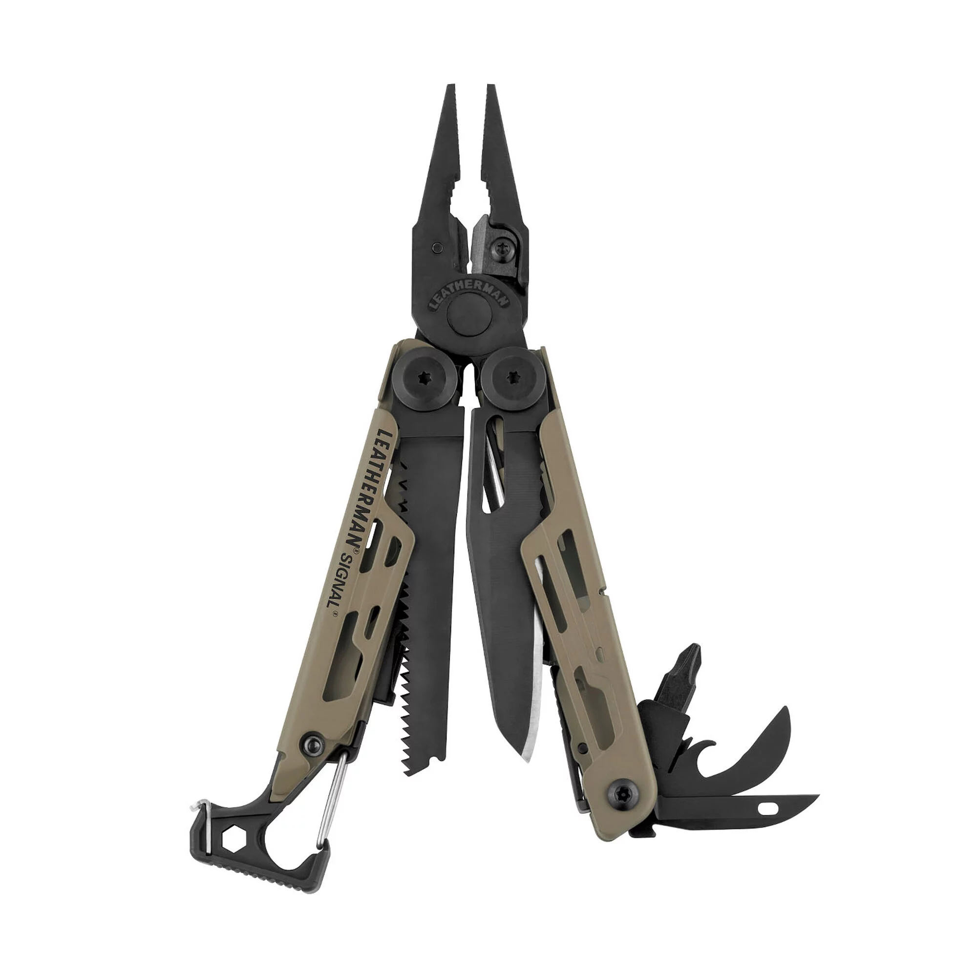 Zdjęcie produktu Multitool Leatherman SIGNAL Coyote Tan - Oksyda - 19 narzędzi  (832404)