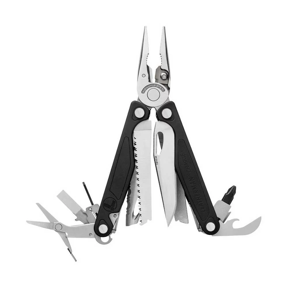 Multitool Leatherman CHARGE Plus Black - Stainless - 19 narzędzi   (832516)