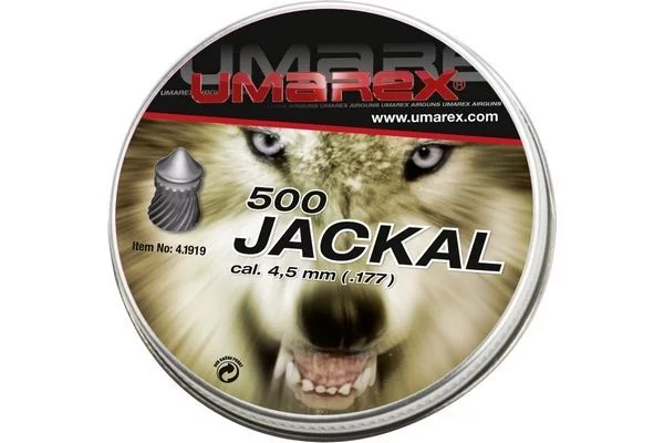 Zdjęcie produktu Śrut 4,5 mm Diabolo UMAREX Jackal szpiczasty 500 szt. (4.1919)