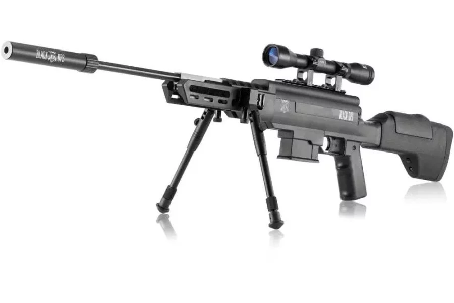 Zdjęcie produktu Karabinek wiatrówka Black Ops Sniper kal.4,5 mm GAS-RAM - zestaw, Ekp do 17J (B1090)