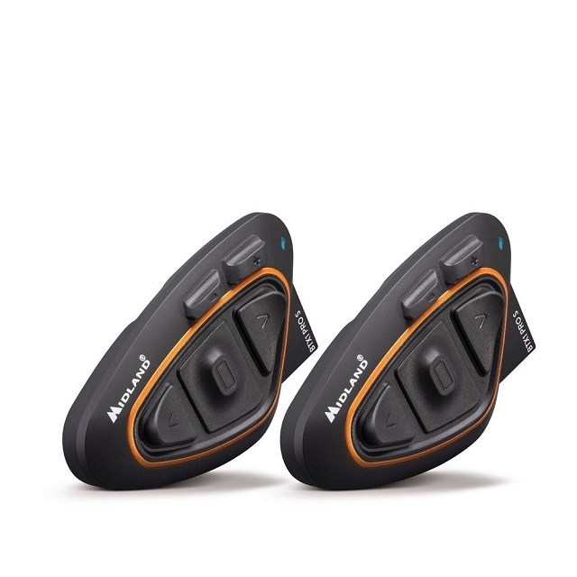 Interkom motocyklowy Midland BTX1 PRO S-TWIN na 2 kaski