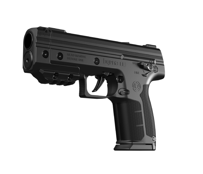 Zdjęcie produktu Pistolet na kule gumowe i pieprzowe BYRNA LE BLACK k.68 CO2-12g zestaw (LK68300-1)