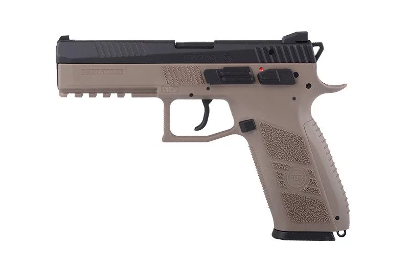 Zdjęcie produktu Pistolet ASG CZ P-09 - half-dark earth (ASG-02-010563)