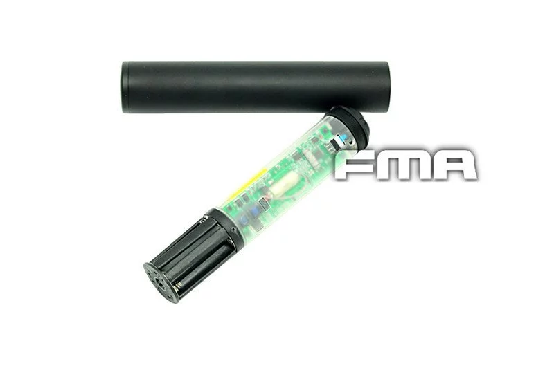 Zdjęcie produktu Tłumik dźwięku ASG Pirates z naświetlaczem kulek typu Tracer (FMA-09-005602)