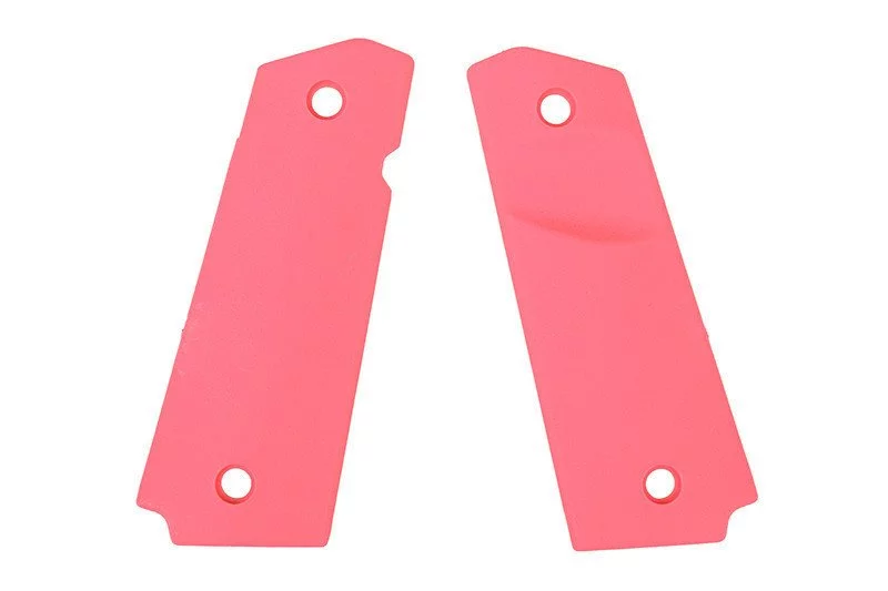 Zdjęcie produktu Okładziny chwytu typu Colt 1911 - różowe (FMA-09-008601)