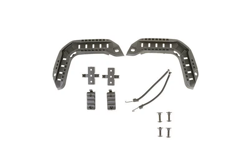 Zdjęcie produktu Zestaw szyn montażowych do hełmów typu FAST - czarny (FMA-21-008616)