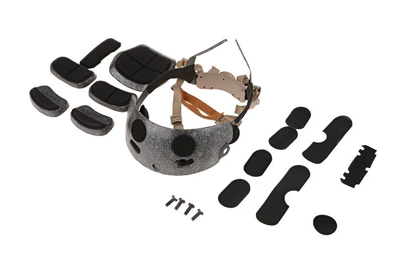 Zdjęcie produktu Fasunek i zawieszenie do kasków typu OPS CORE ACH - tan (FMA-21-008631)