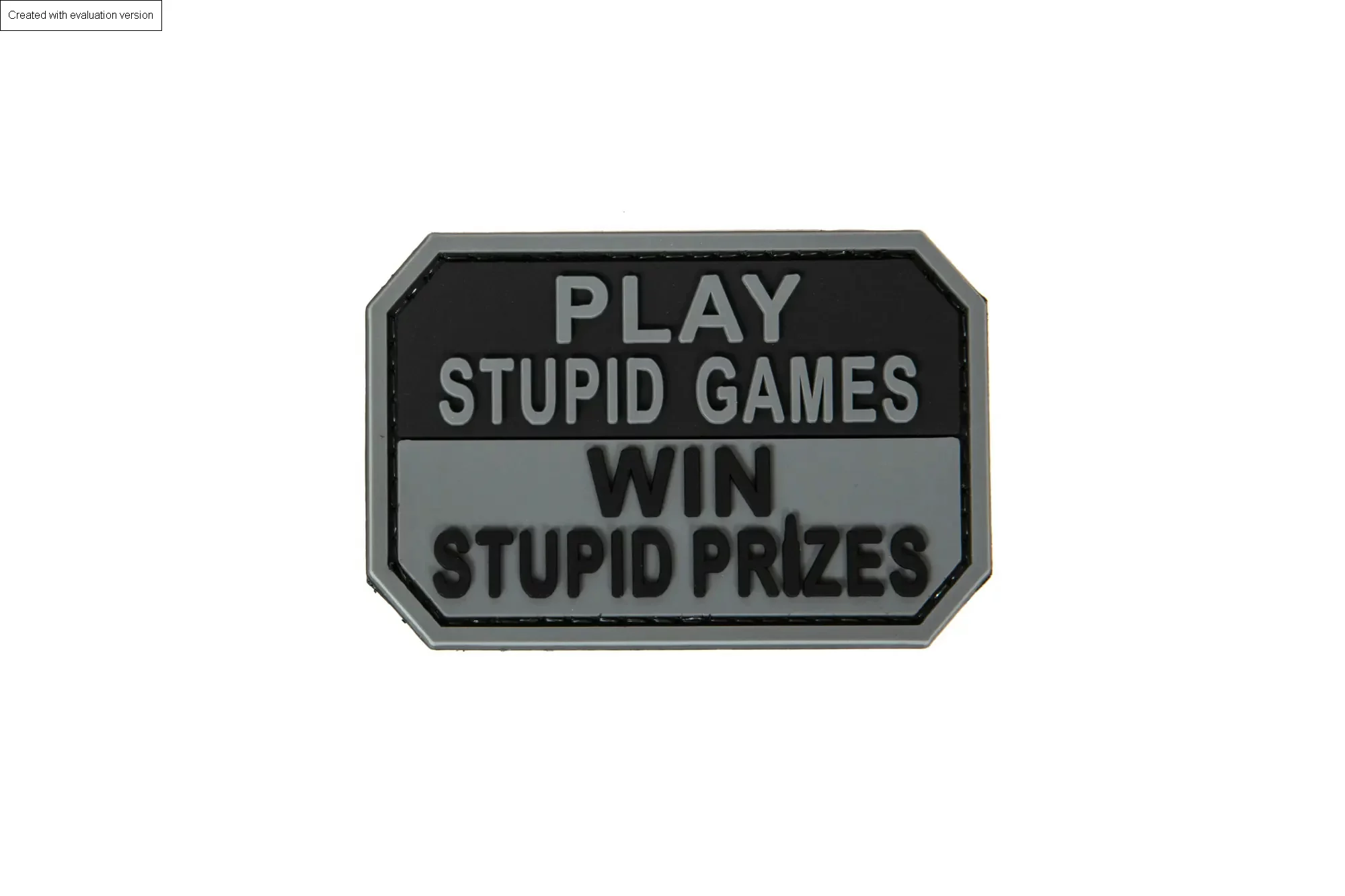 Zdjęcie produktu Naszywka PVC -  Play Stupid  (GFT-30-035499)