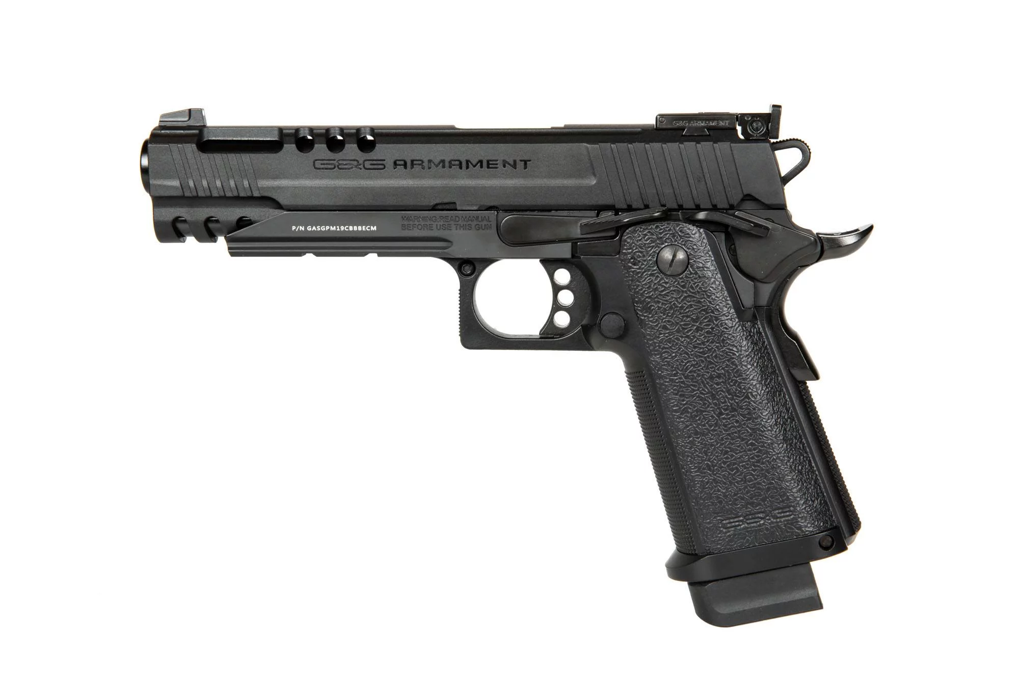 Zdjęcie produktu Pistolet ASG G&G GPM1911CP - Black Tip (GIG-02-033384)