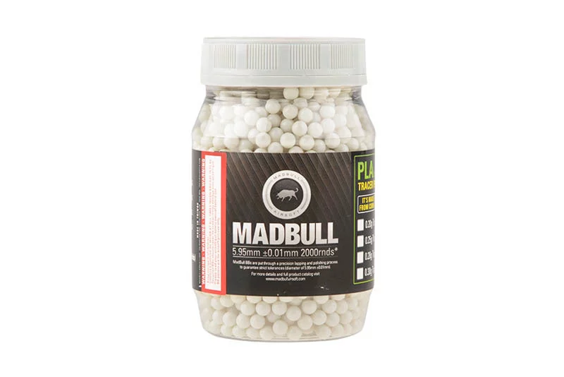 Zdjęcie produktu Kulki ASG MadBull Tracer 0,25g - butelka 2000 szt. (MDB-16-017638)
