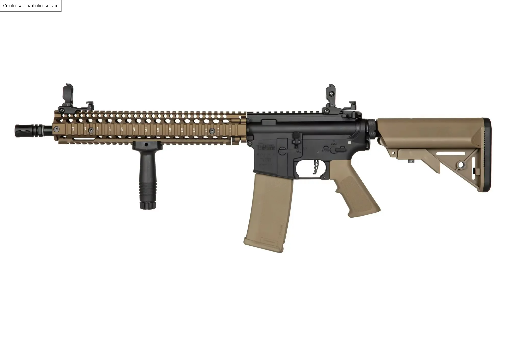 Zdjęcie produktu Karabinek ASG Daniel Defense MK18 SA-E26 EDGE 2.0 - Chaos Bronze (SPE-01-034041)