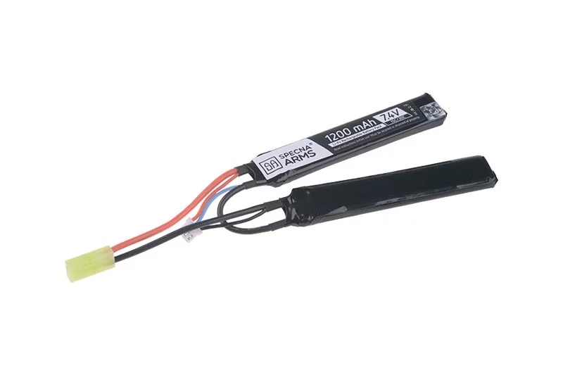 Zdjęcie produktu Akumulator LiPo 7,4V 1200mAh 15/30C - 2 modułowy (SPE-06-022012)