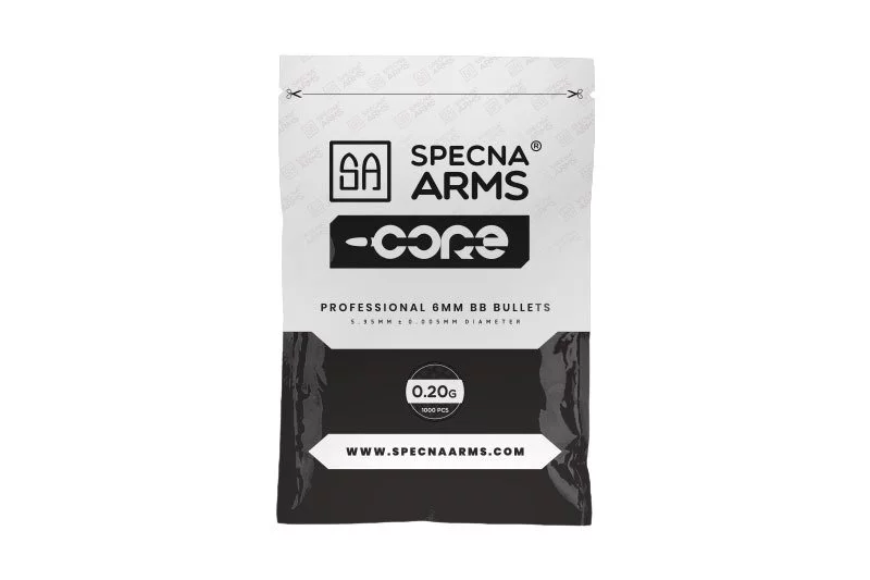 Zdjęcie produktu Kulki ASG 6 mm Specna Arms CORE 0,20g - 1000 szt. (SPE-16-021002)