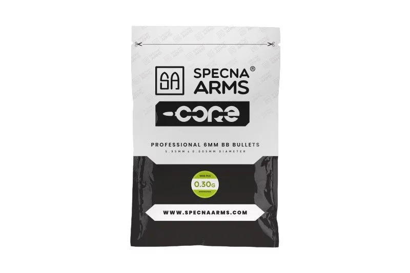 Zdjęcie produktu Kulki Specna Arms CORE BIO 0,30g - 1000 szt. (SPE-16-021023)