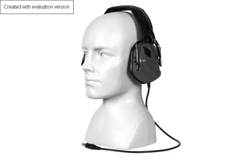 Zdjęcie produktu Zestaw słuchawkowy ERM - czarny (SPE-31-036201)