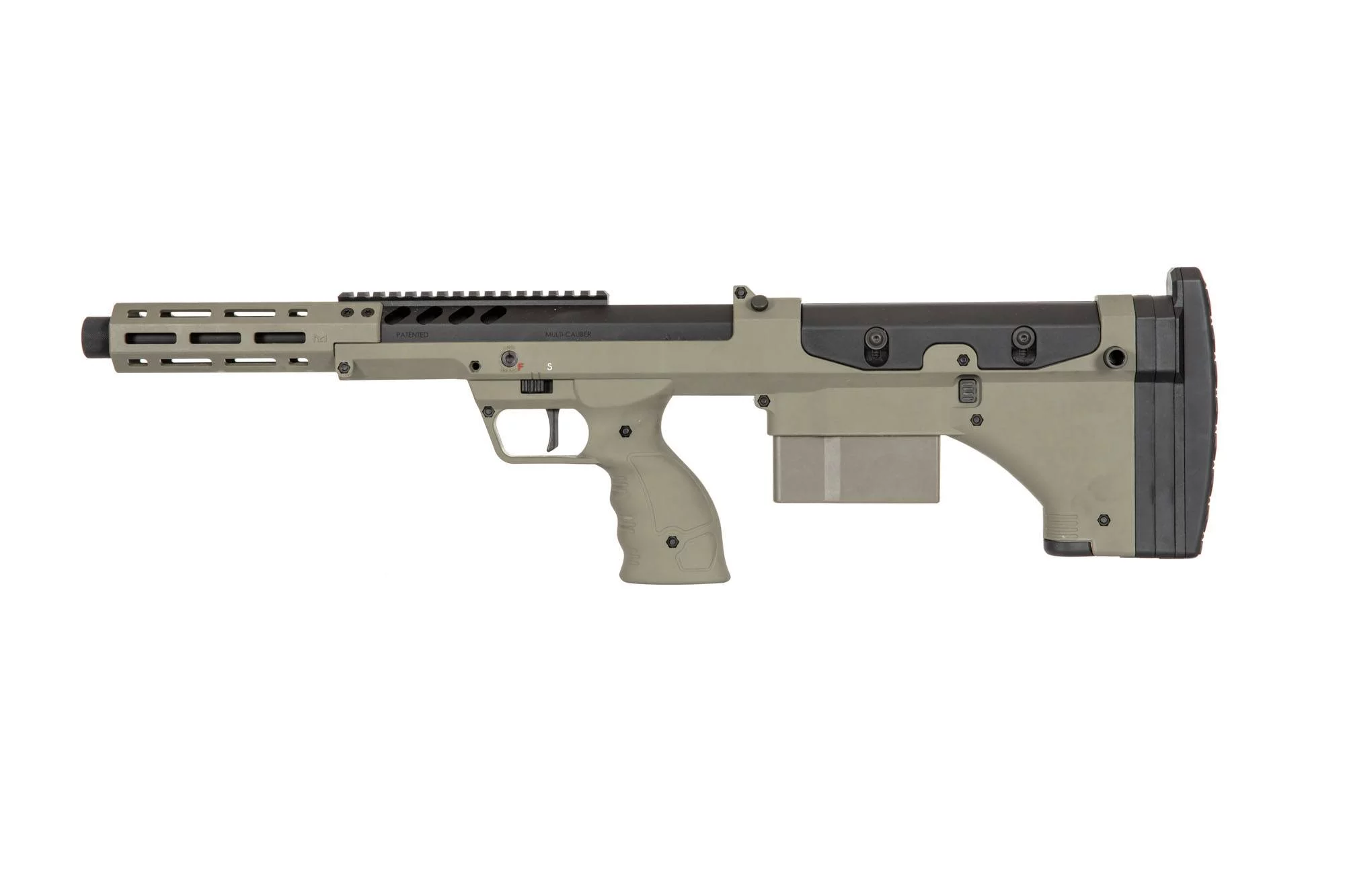 Zdjęcie produktu Karabin snajperski ASG Desert Tech SRS-A2/M2 Sport 16” (praworęczna) - oliwkowa (SVB-03-031686)