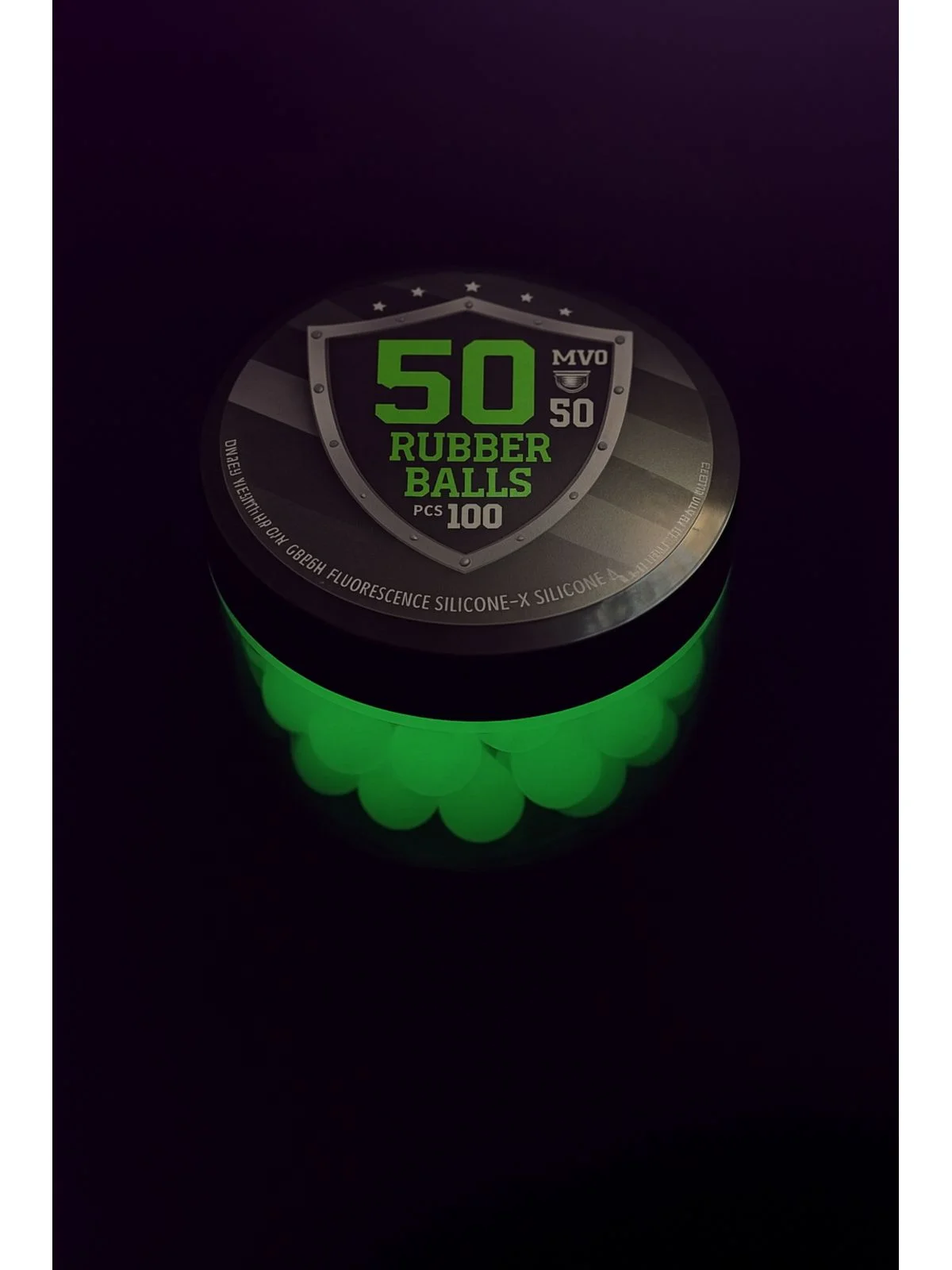 Zdjęcie produktu Kule gum.fluoro Night Vision Guard Power kal.50 (12,7mm) -100 szt. HDR/HDP