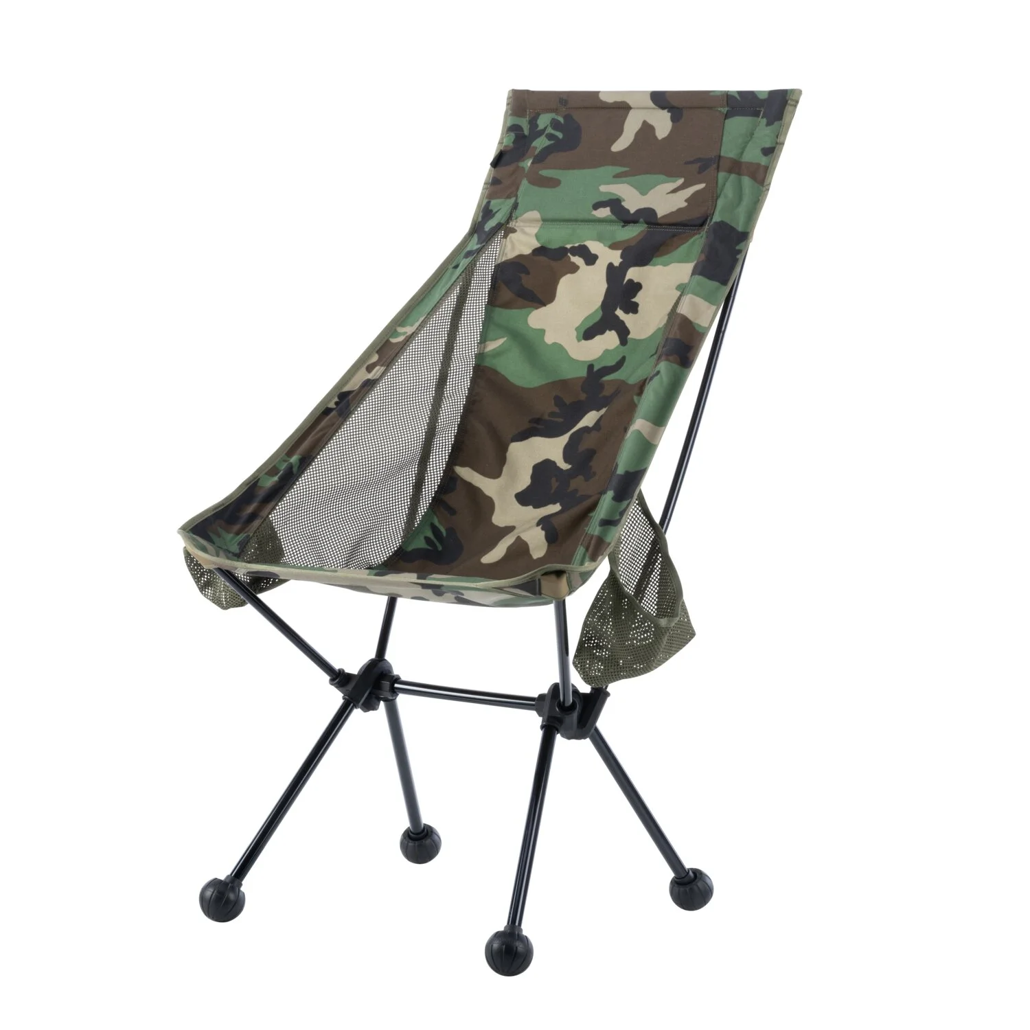 Krzesło turystyczne składane wysokie HELIKON TRAVELER Enlarged Lightweight Chair - US Woodland -  (AC-ELC-CD-03)